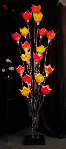 Lampadaire 17 tulipes